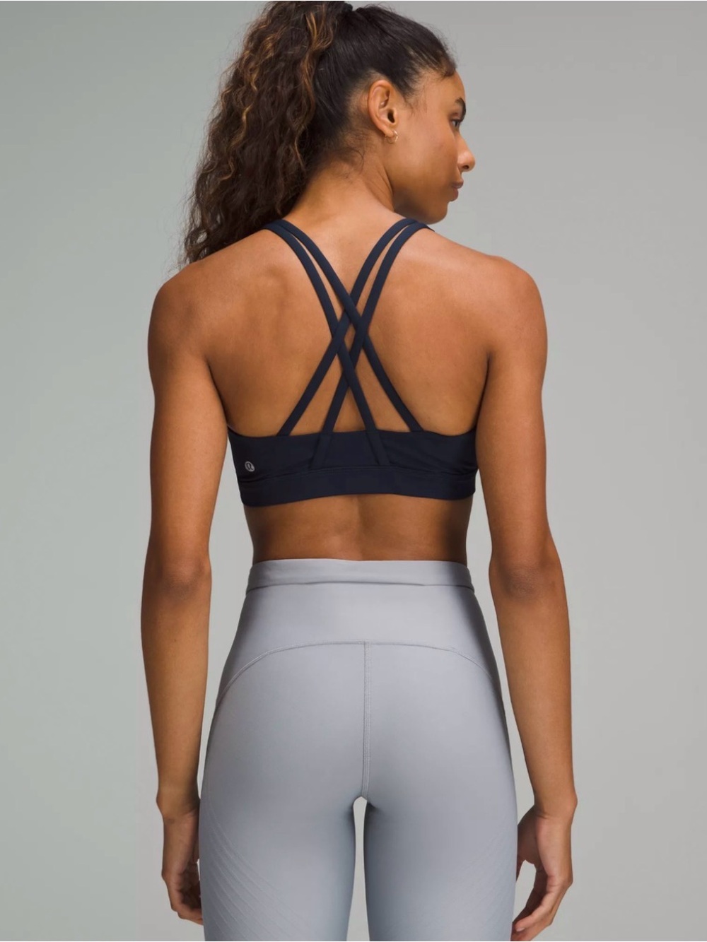 lululemon athletica Black Crisscross Strap Sports Bra